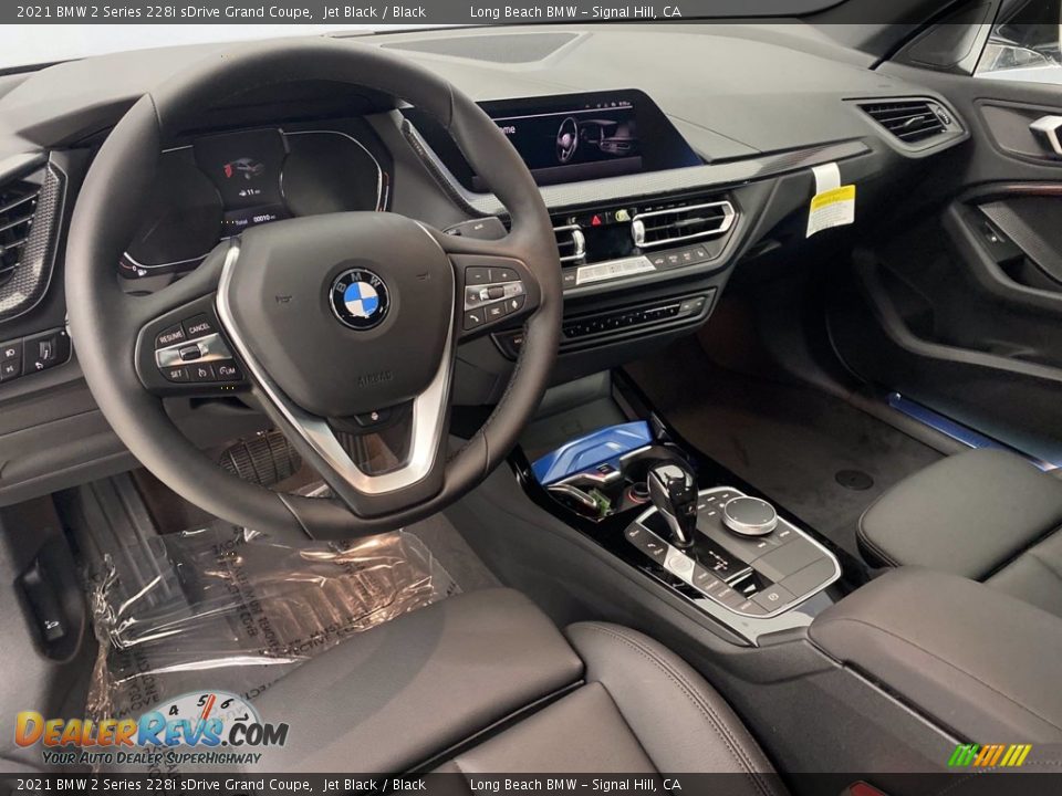 2021 BMW 2 Series 228i sDrive Grand Coupe Jet Black / Black Photo #15