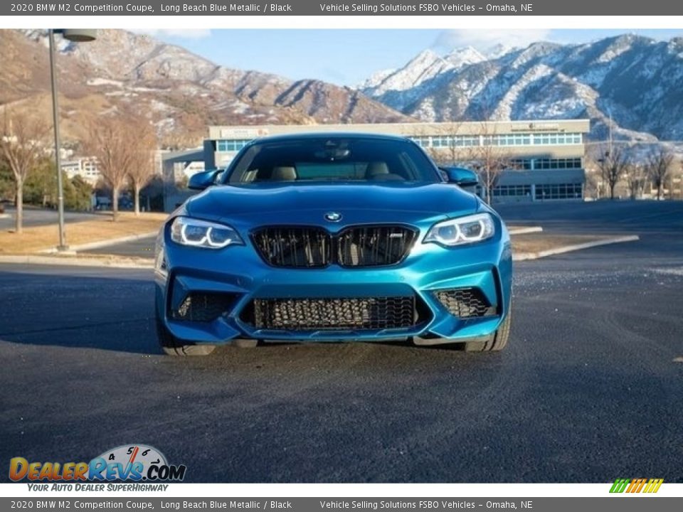 2020 BMW M2 Competition Coupe Long Beach Blue Metallic / Black Photo #12