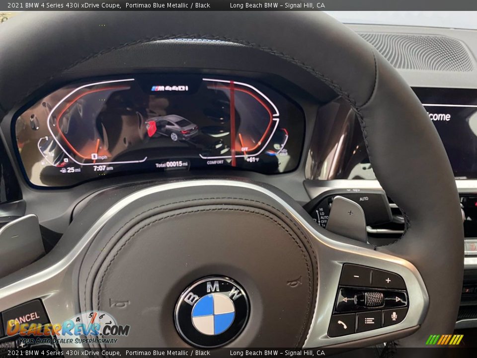 2021 BMW 4 Series 430i xDrive Coupe Portimao Blue Metallic / Black Photo #13
