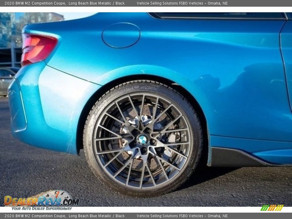 2020 BMW M2 Competition Coupe Long Beach Blue Metallic / Black Photo #16
