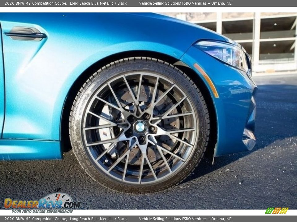 2020 BMW M2 Competition Coupe Long Beach Blue Metallic / Black Photo #17