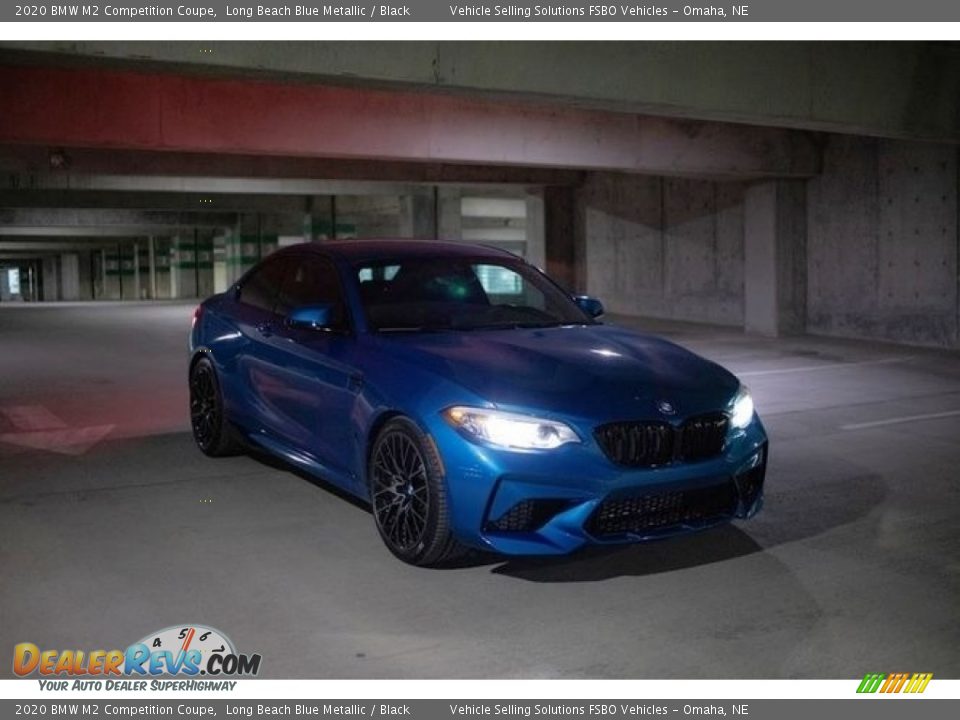 2020 BMW M2 Competition Coupe Long Beach Blue Metallic / Black Photo #18