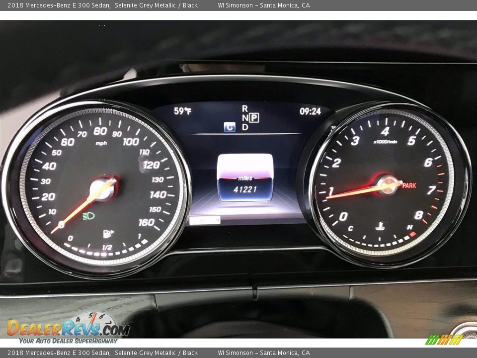 2018 Mercedes-Benz E 300 Sedan Selenite Grey Metallic / Black Photo #23