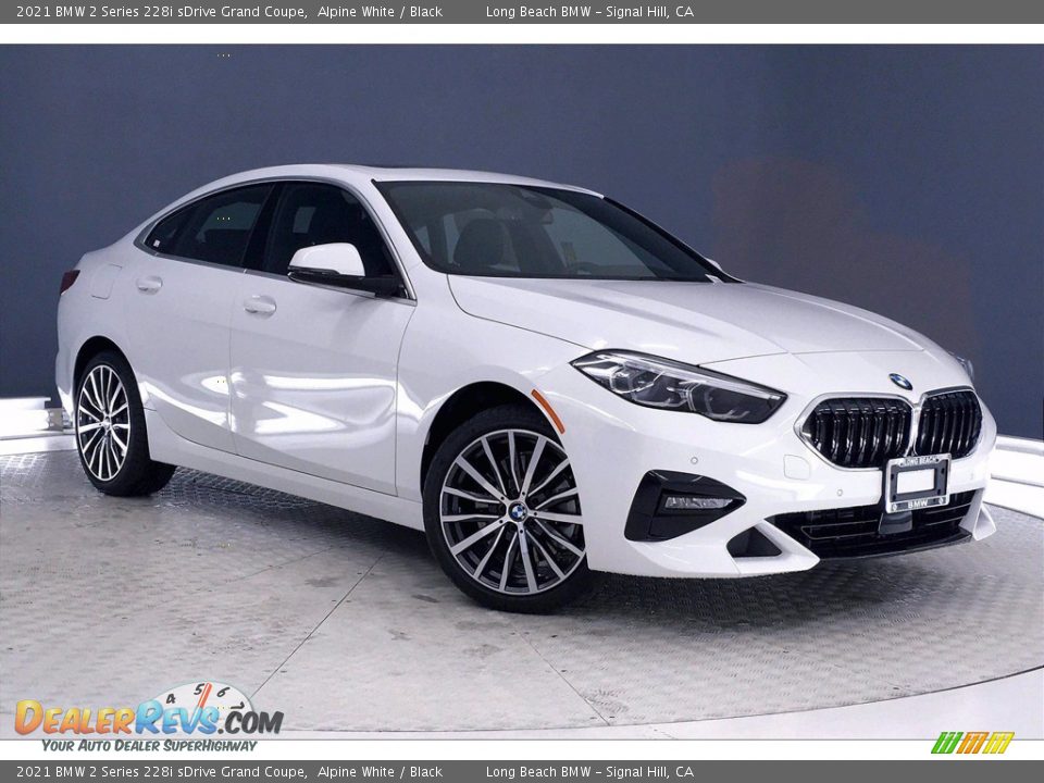 2021 BMW 2 Series 228i sDrive Grand Coupe Alpine White / Black Photo #1