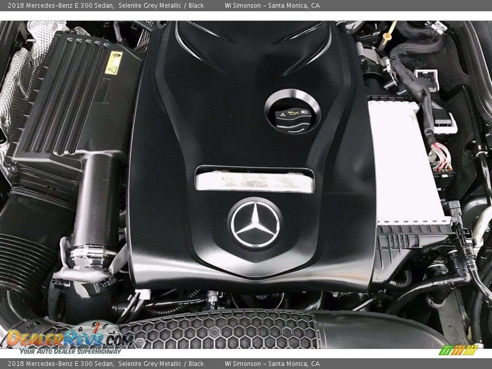2018 Mercedes-Benz E 300 Sedan Selenite Grey Metallic / Black Photo #32