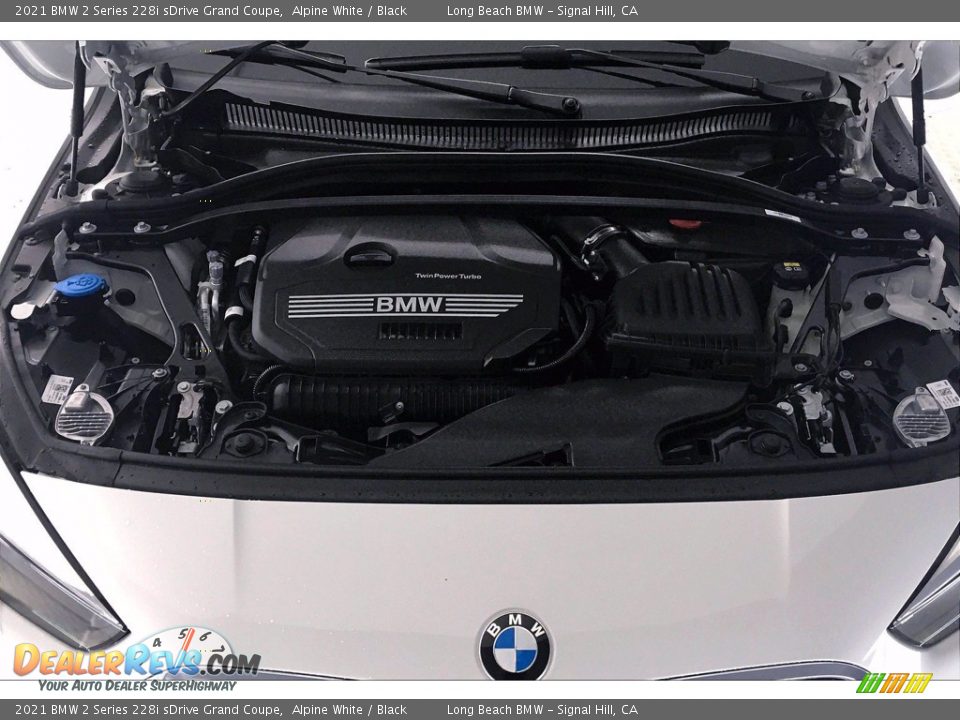 2021 BMW 2 Series 228i sDrive Grand Coupe Alpine White / Black Photo #10