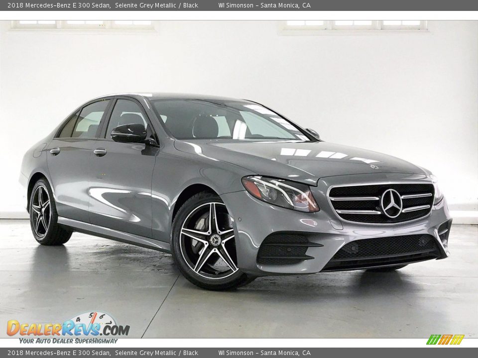 2018 Mercedes-Benz E 300 Sedan Selenite Grey Metallic / Black Photo #34