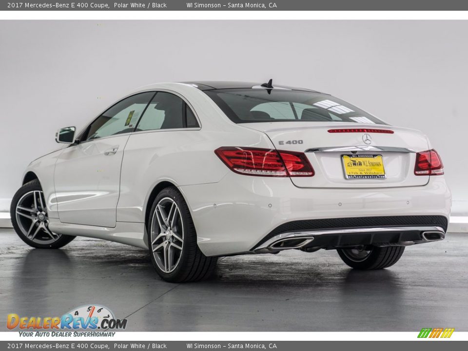 2017 Mercedes-Benz E 400 Coupe Polar White / Black Photo #3