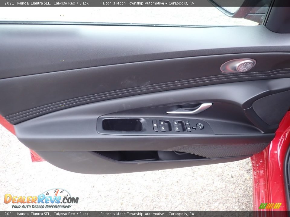 2021 Hyundai Elantra SEL Calypso Red / Black Photo #10