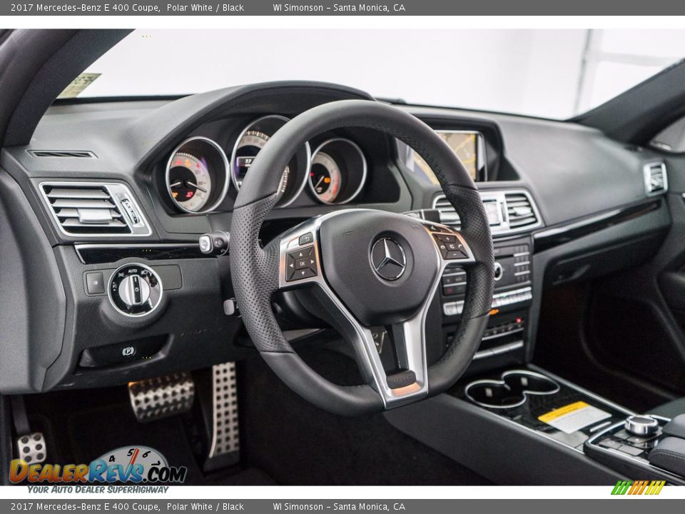 2017 Mercedes-Benz E 400 Coupe Polar White / Black Photo #6