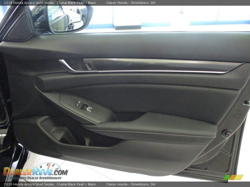 2018 Honda Accord Sport Sedan Crystal Black Pearl / Black Photo #14