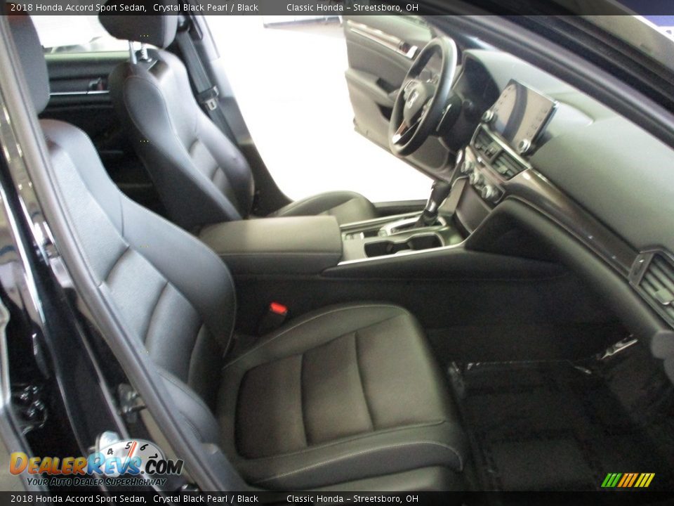2018 Honda Accord Sport Sedan Crystal Black Pearl / Black Photo #16
