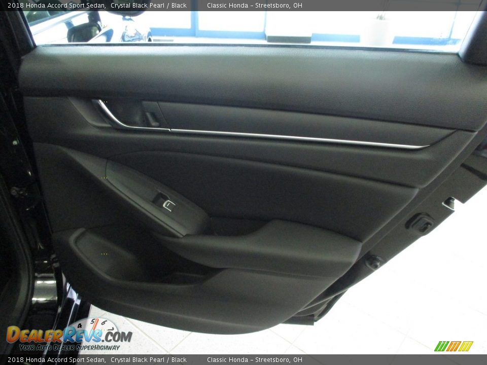 2018 Honda Accord Sport Sedan Crystal Black Pearl / Black Photo #17