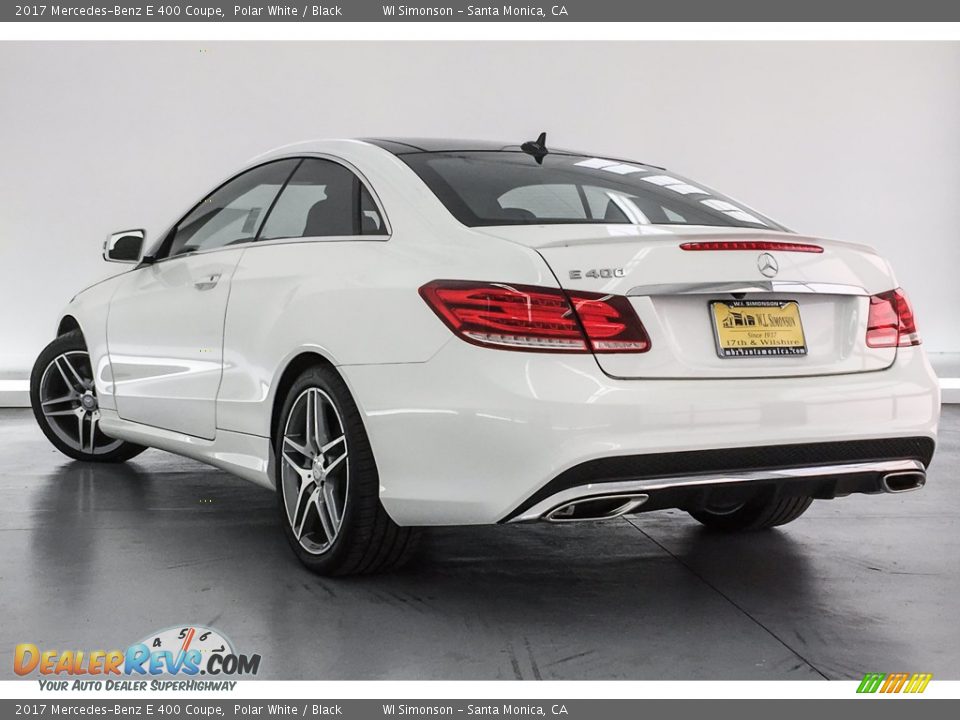 2017 Mercedes-Benz E 400 Coupe Polar White / Black Photo #3