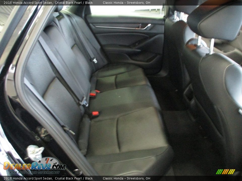 2018 Honda Accord Sport Sedan Crystal Black Pearl / Black Photo #19