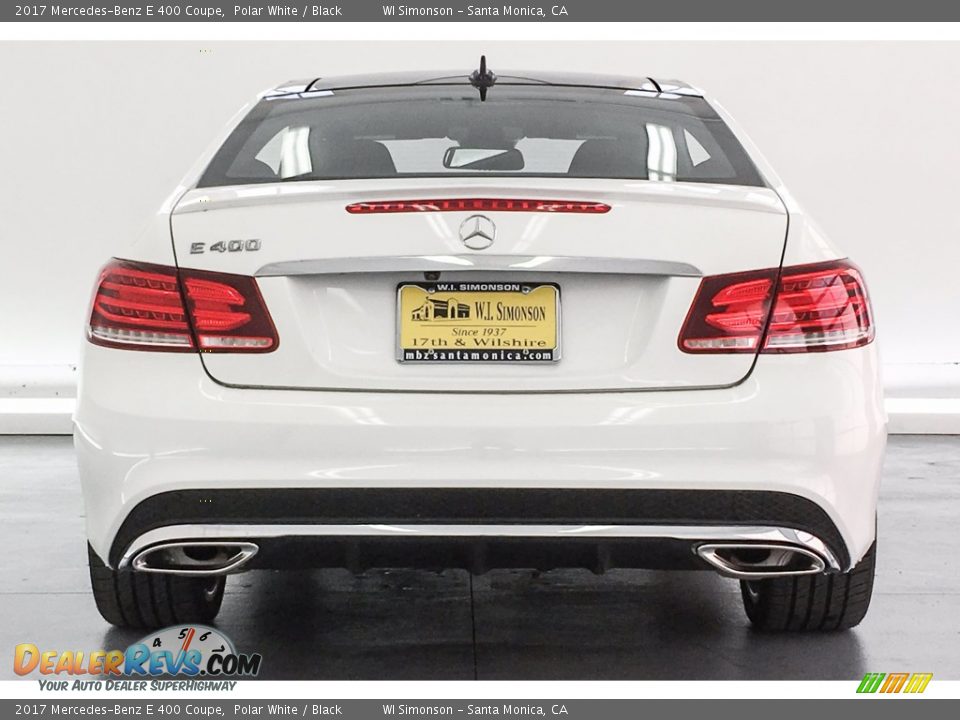 2017 Mercedes-Benz E 400 Coupe Polar White / Black Photo #4