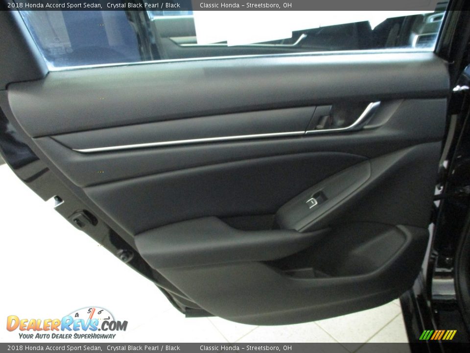2018 Honda Accord Sport Sedan Crystal Black Pearl / Black Photo #22