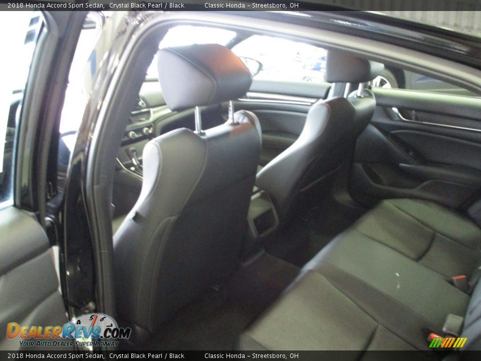2018 Honda Accord Sport Sedan Crystal Black Pearl / Black Photo #23