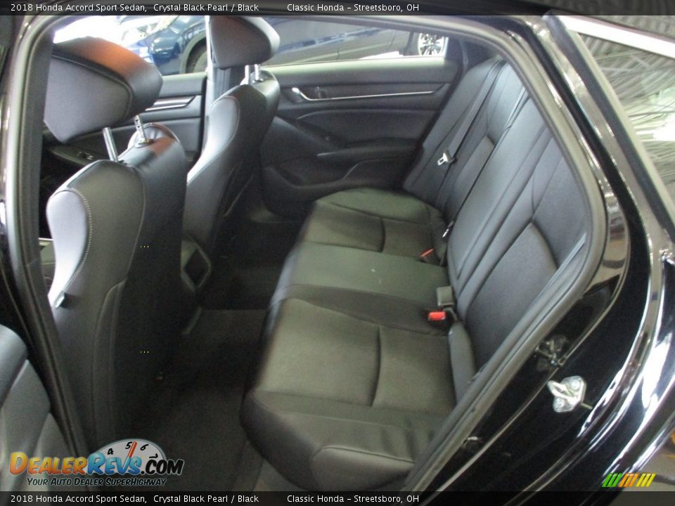 2018 Honda Accord Sport Sedan Crystal Black Pearl / Black Photo #24