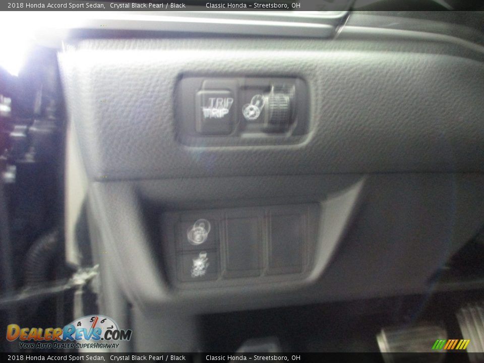 2018 Honda Accord Sport Sedan Crystal Black Pearl / Black Photo #28