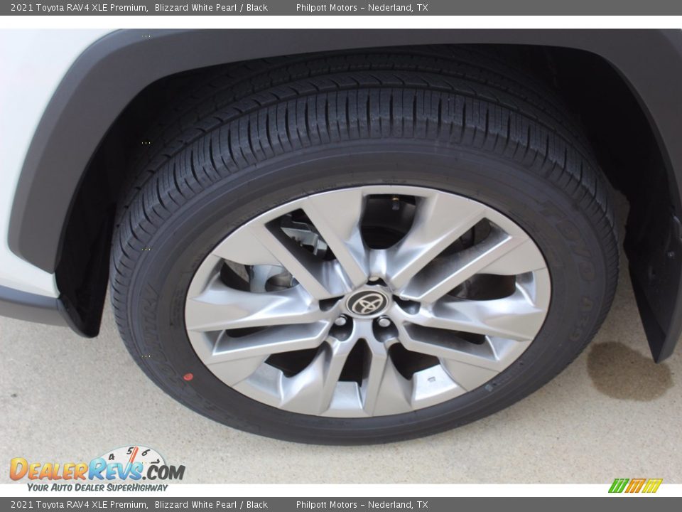 2021 Toyota RAV4 XLE Premium Blizzard White Pearl / Black Photo #5