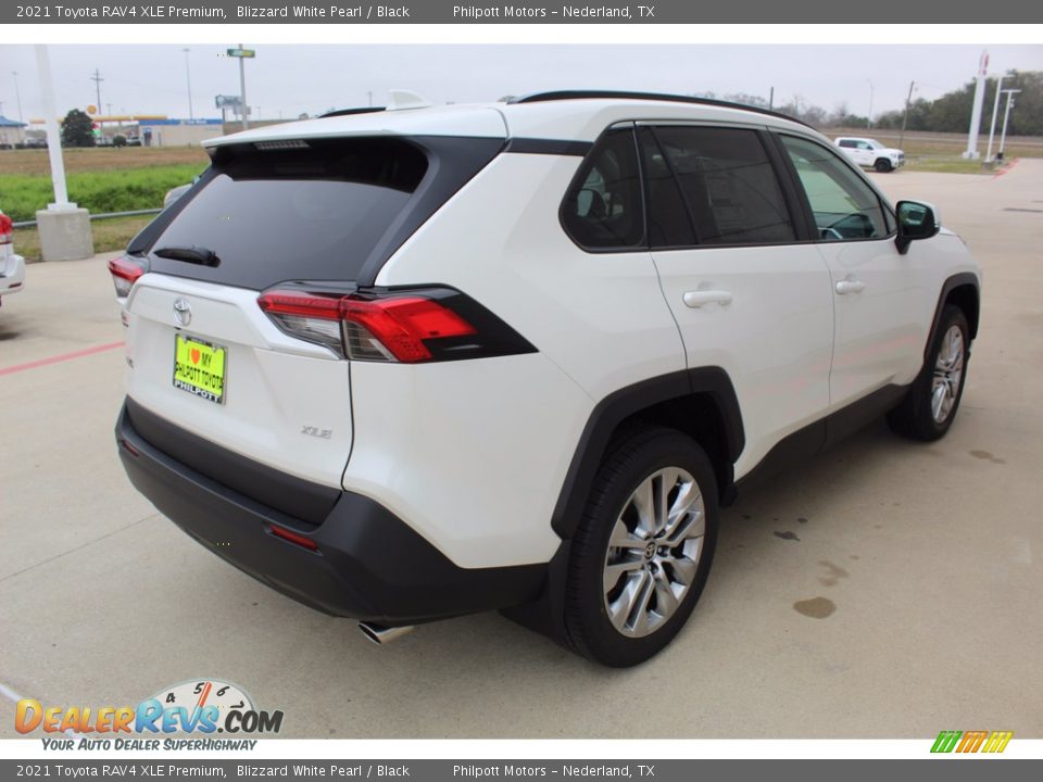 2021 Toyota RAV4 XLE Premium Blizzard White Pearl / Black Photo #8