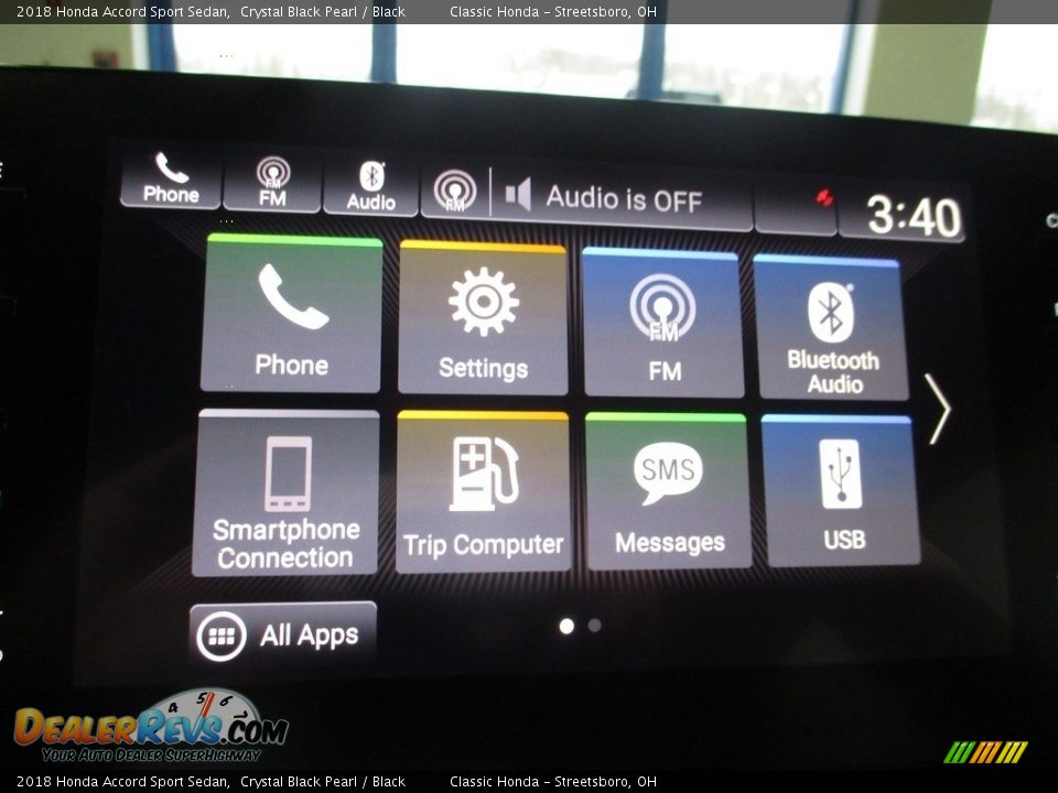 2018 Honda Accord Sport Sedan Crystal Black Pearl / Black Photo #36