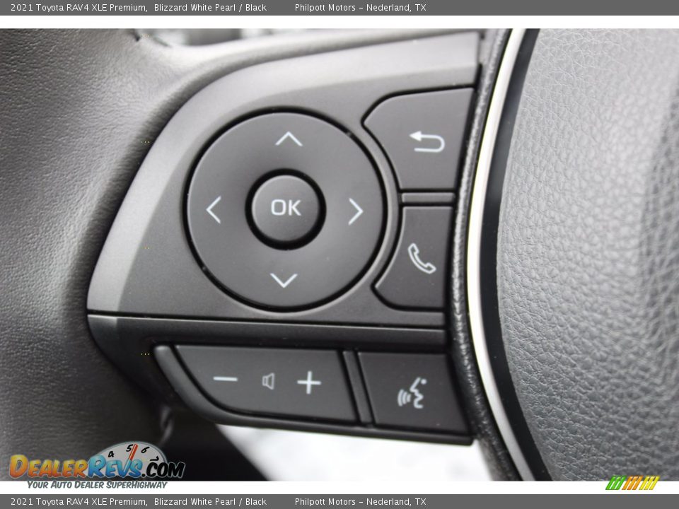2021 Toyota RAV4 XLE Premium Blizzard White Pearl / Black Photo #11
