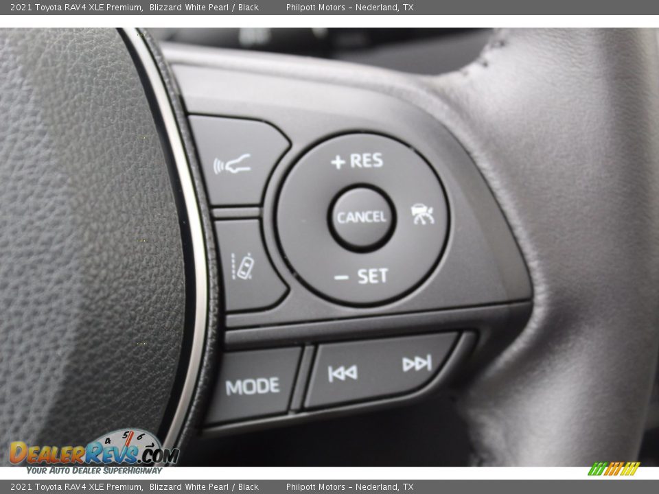 2021 Toyota RAV4 XLE Premium Blizzard White Pearl / Black Photo #12