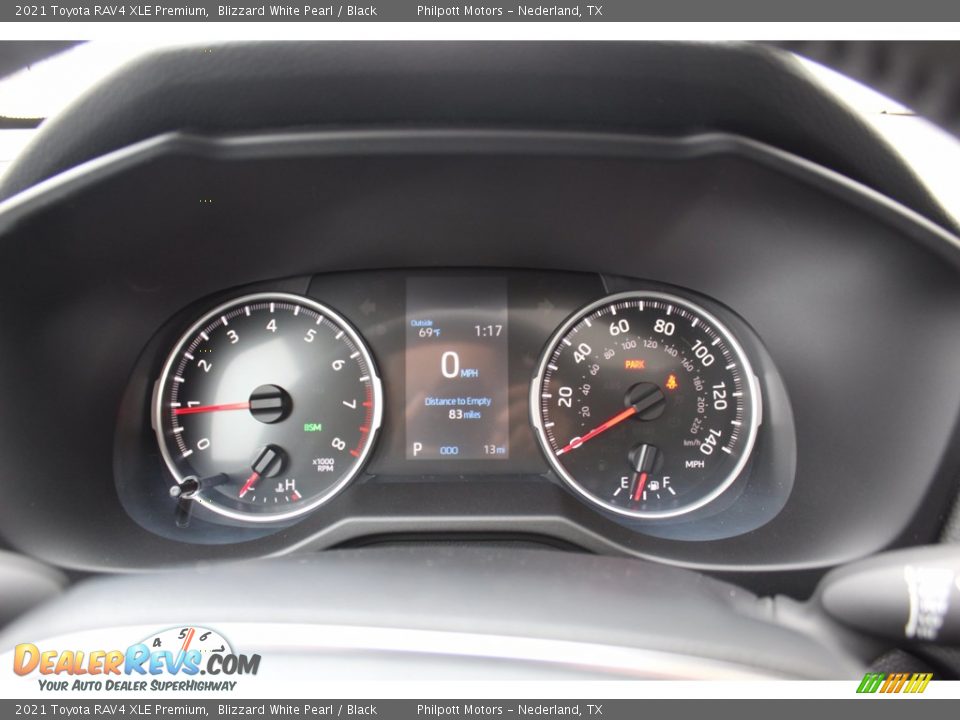 2021 Toyota RAV4 XLE Premium Blizzard White Pearl / Black Photo #13