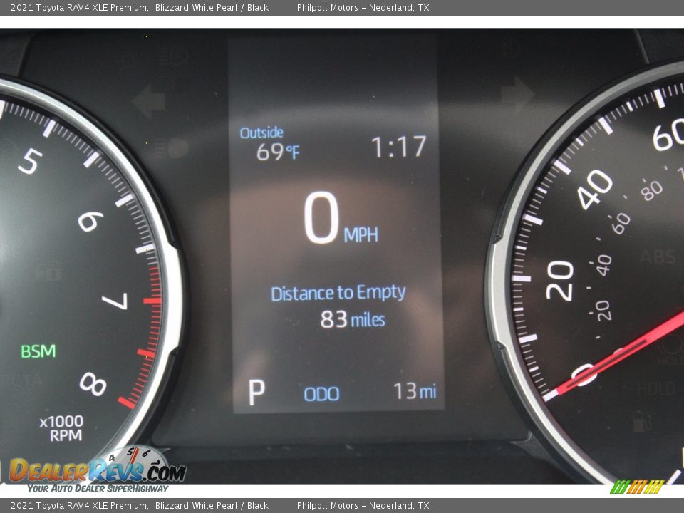 2021 Toyota RAV4 XLE Premium Blizzard White Pearl / Black Photo #14