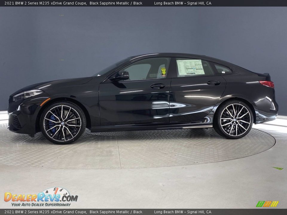 Black Sapphire Metallic 2021 BMW 2 Series M235 xDrive Grand Coupe Photo #4