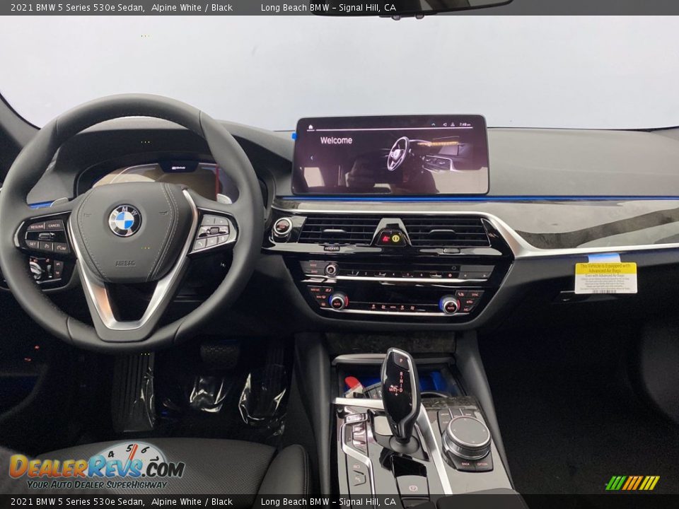 2021 BMW 5 Series 530e Sedan Alpine White / Black Photo #19