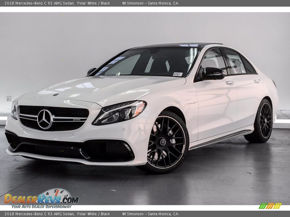 2018 Mercedes-Benz C 63 AMG Sedan Polar White / Black Photo #14