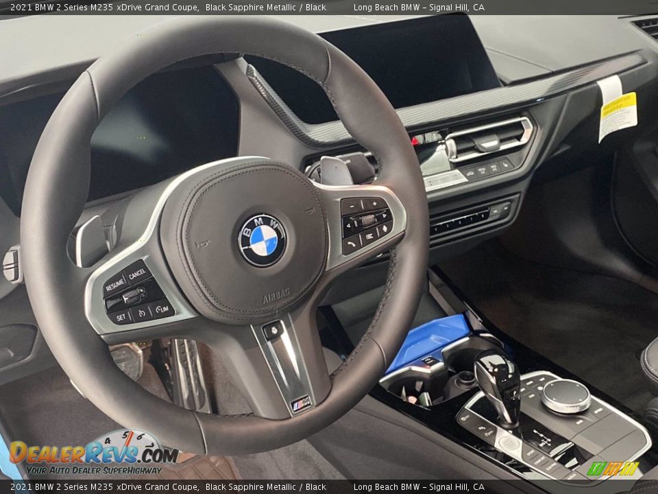 2021 BMW 2 Series M235 xDrive Grand Coupe Black Sapphire Metallic / Black Photo #10