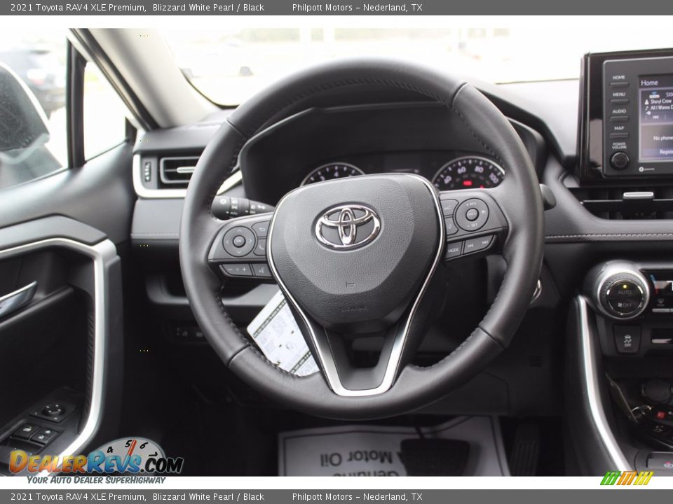2021 Toyota RAV4 XLE Premium Blizzard White Pearl / Black Photo #23