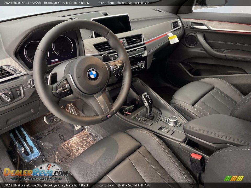 Black Interior - 2021 BMW X2 sDrive28i Photo #3