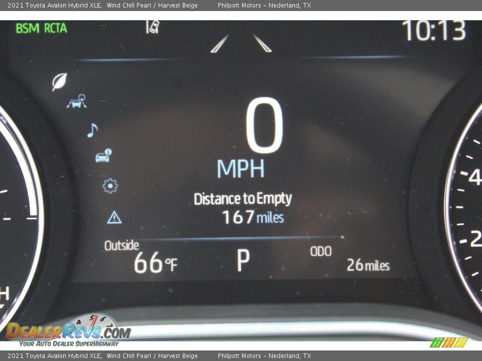 2021 Toyota Avalon Hybrid XLE Wind Chill Pearl / Harvest Beige Photo #14