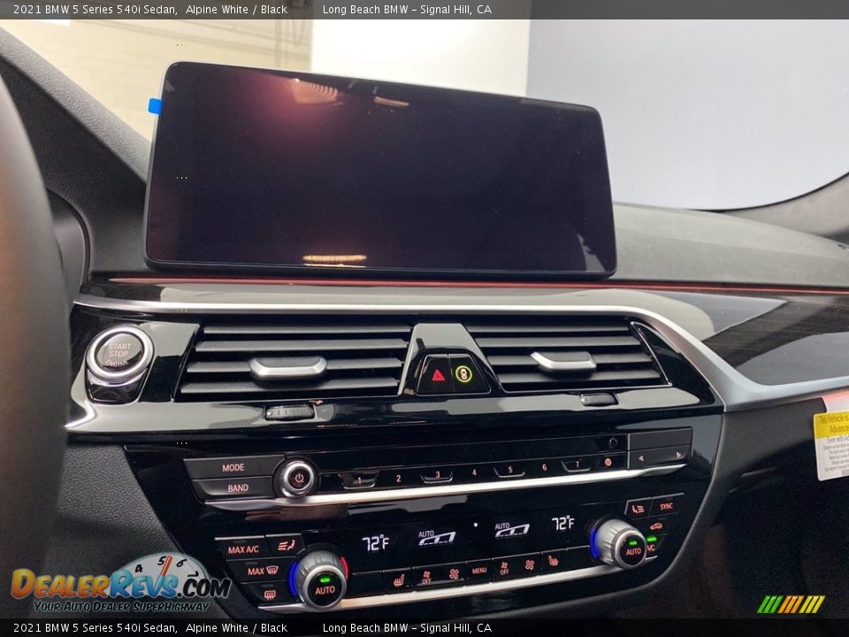 2021 BMW 5 Series 540i Sedan Alpine White / Black Photo #22