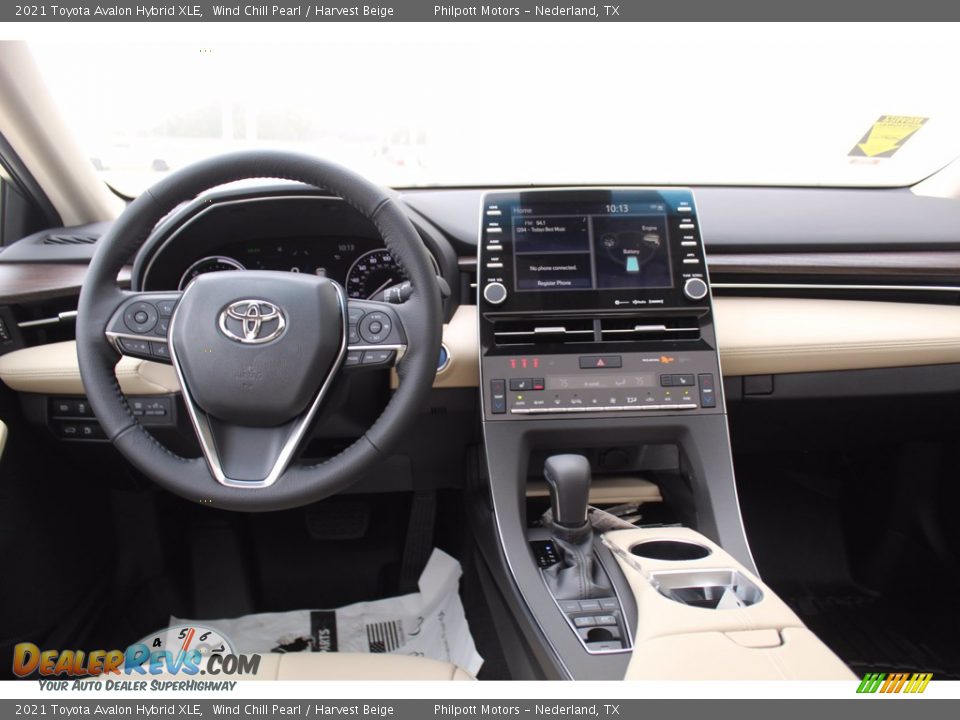 2021 Toyota Avalon Hybrid XLE Wind Chill Pearl / Harvest Beige Photo #22