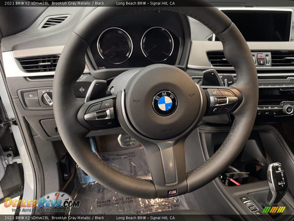 2021 BMW X2 sDrive28i Steering Wheel Photo #16