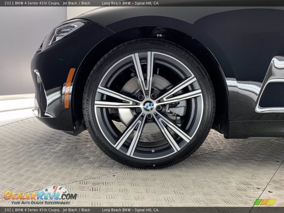 2021 BMW 4 Series 430i Coupe Jet Black / Black Photo #9