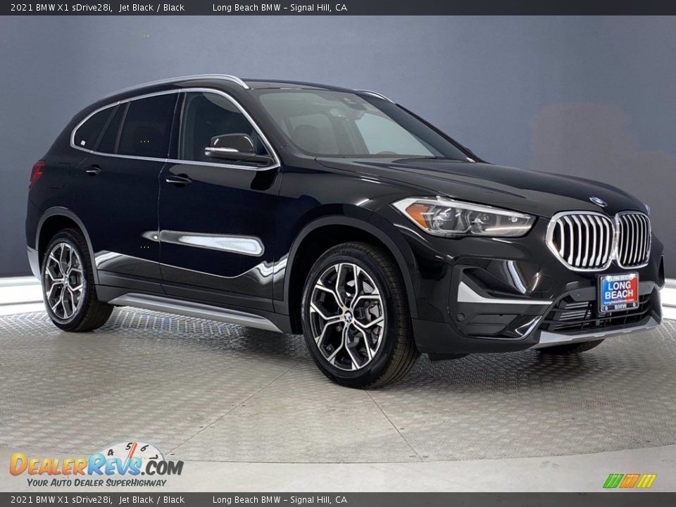 2021 BMW X1 sDrive28i Jet Black / Black Photo #1