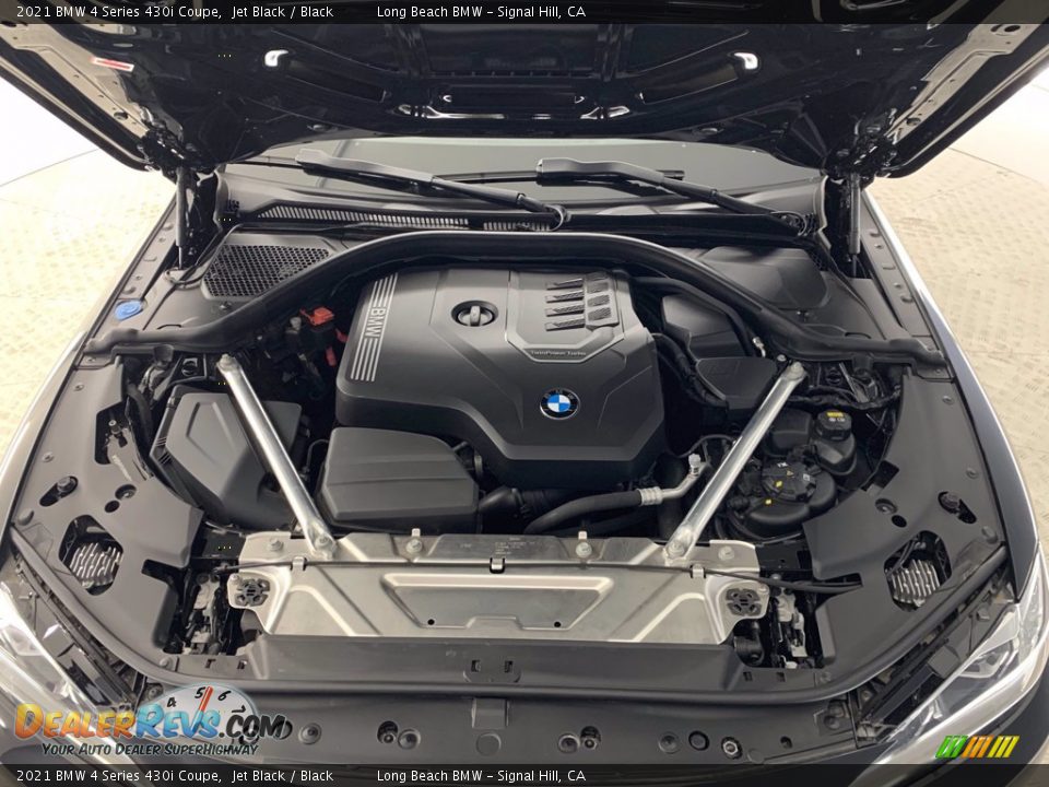 2021 BMW 4 Series 430i Coupe Jet Black / Black Photo #15