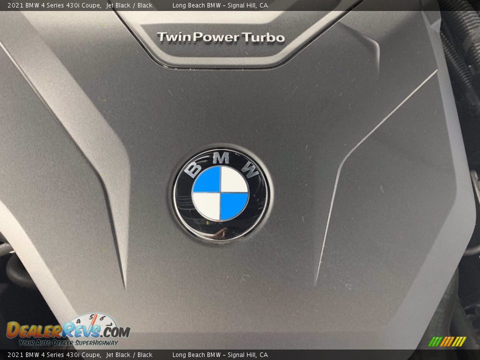 2021 BMW 4 Series 430i Coupe Jet Black / Black Photo #16