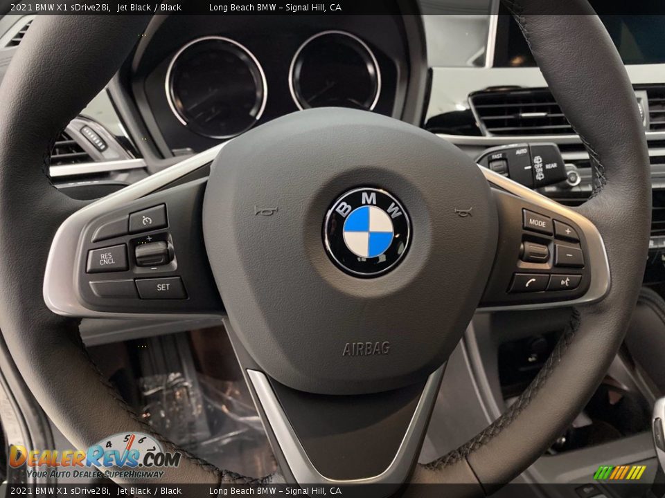 2021 BMW X1 sDrive28i Jet Black / Black Photo #14