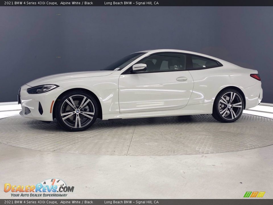 2021 BMW 4 Series 430i Coupe Alpine White / Black Photo #6