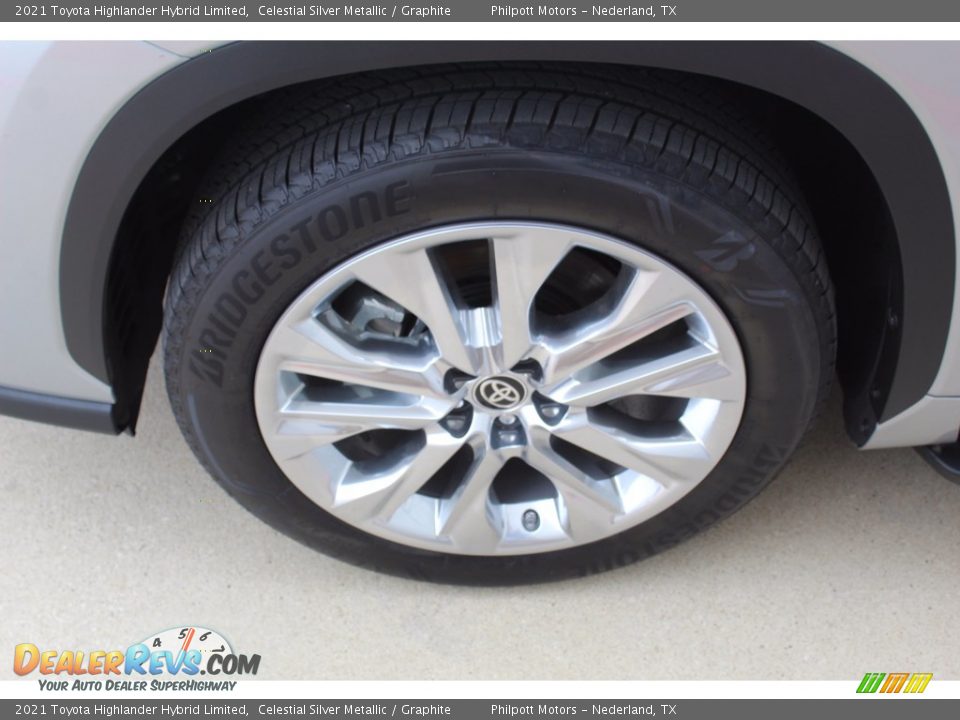 2021 Toyota Highlander Hybrid Limited Celestial Silver Metallic / Graphite Photo #5