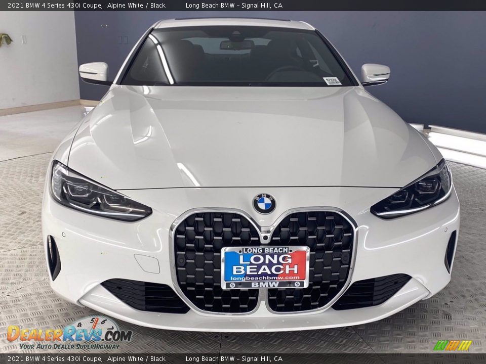 2021 BMW 4 Series 430i Coupe Alpine White / Black Photo #15