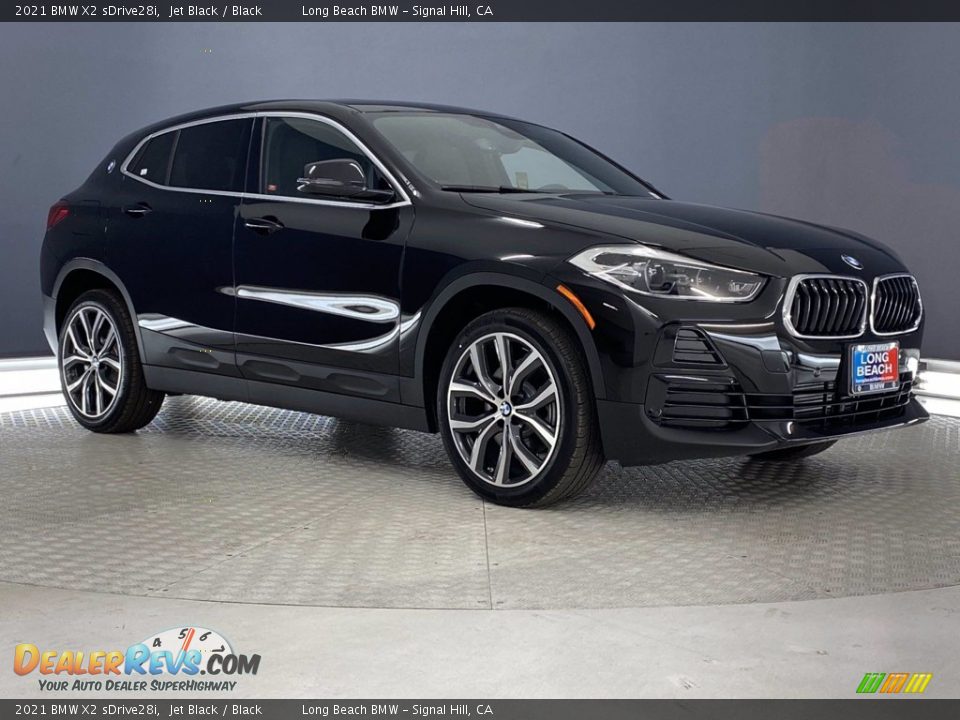 2021 BMW X2 sDrive28i Jet Black / Black Photo #1